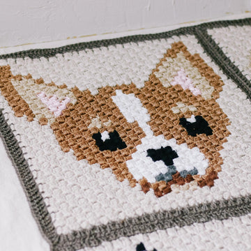 C2C Chihuahua Dog Blanket Square