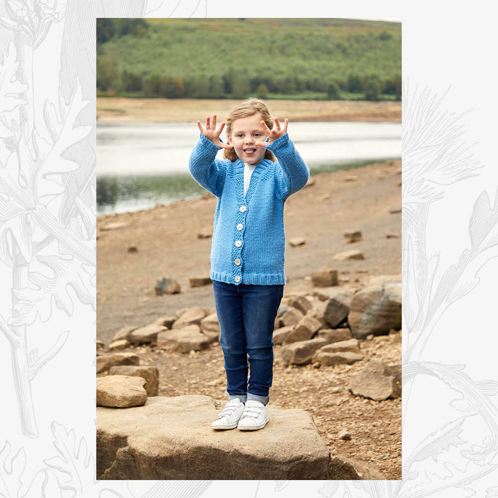 Willow & Lark Charley Child's Cardigan Knitting Pattern