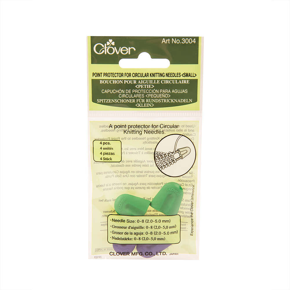 Clover Point Protector for Circular Knitting Needles