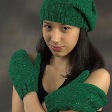 Hat and Mittens in Plymouth Yarn Holiday Lights - 2190 - PDF