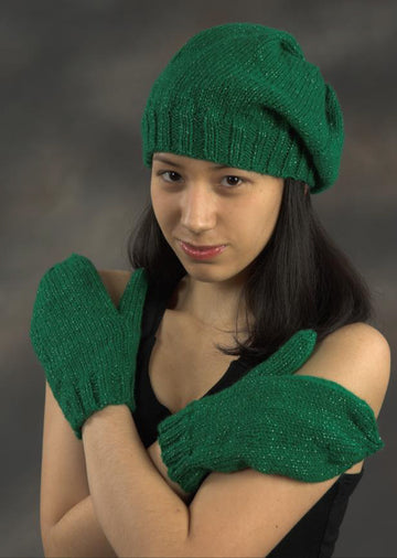 Hat and Mittens in Plymouth Yarn Holiday Lights - 2190 - PDF