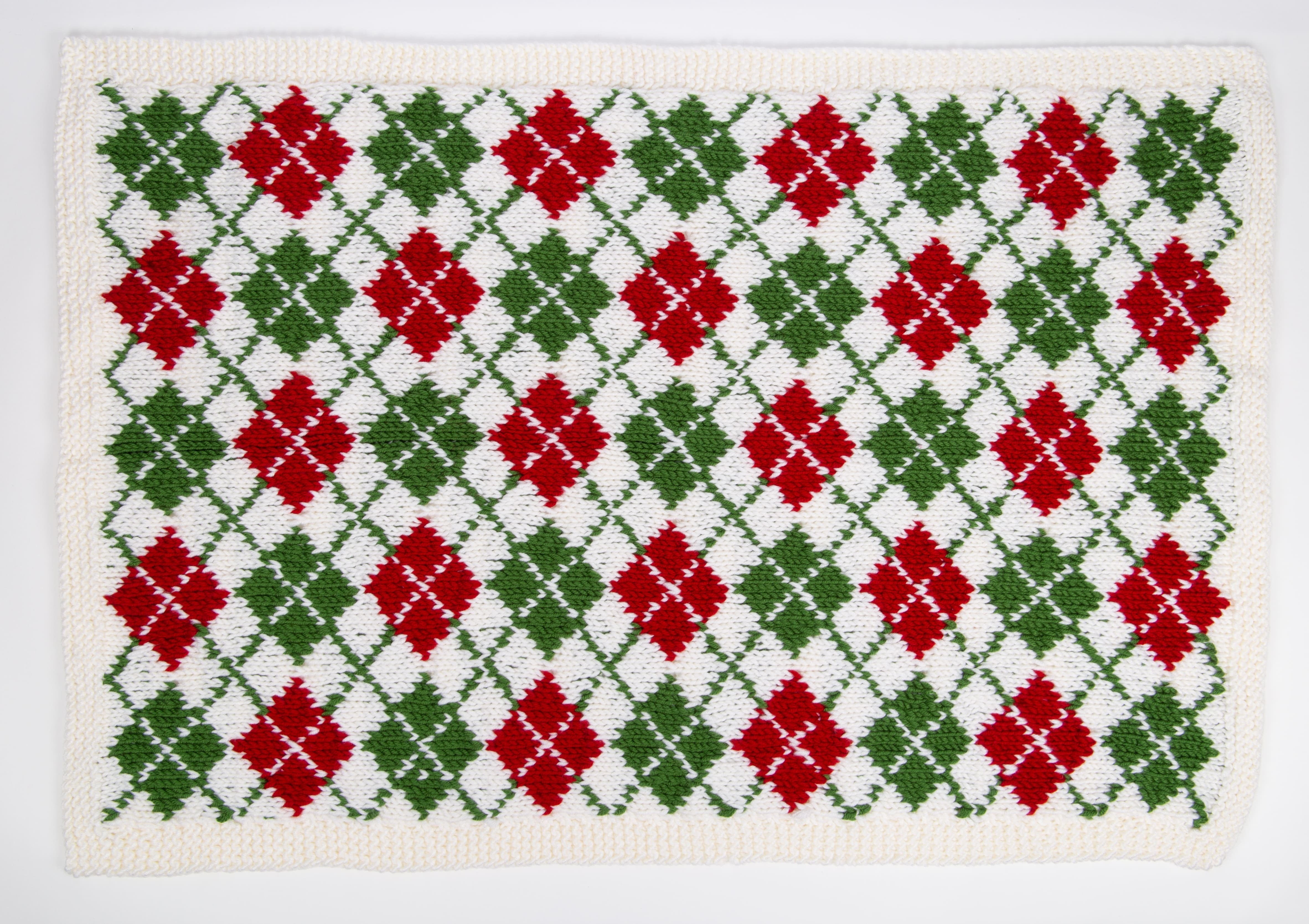 Deramores Festive Blanket Knitting Pattern