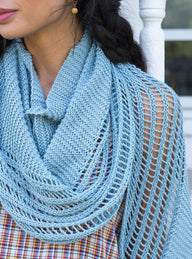 Delphin Shawl Wrap Knitting Pattern