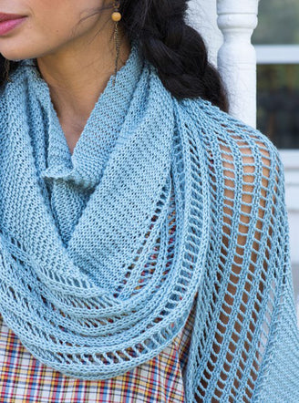 Delphin Shawl Wrap Knitting Pattern