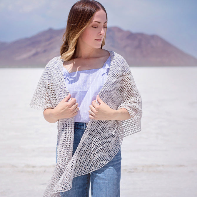 Shibui Knits Bonneville Wrap Knitting Pattern