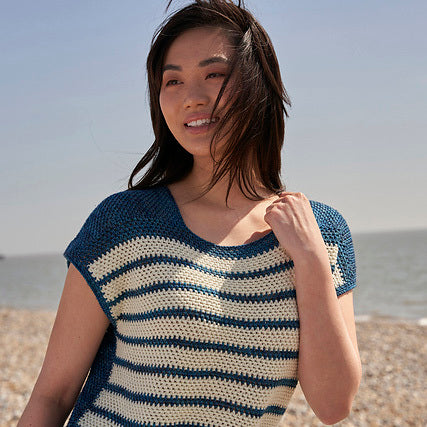 Malabrigo Sail Away Booklet Cardigan Crochet Pattern