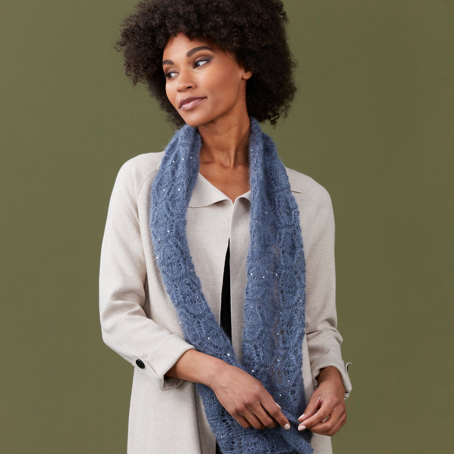 Sesia Adeline Wrap Knitting Pattern