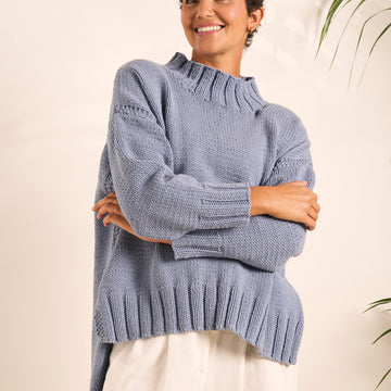 Heron Sweater Jumper Knitting Pattern