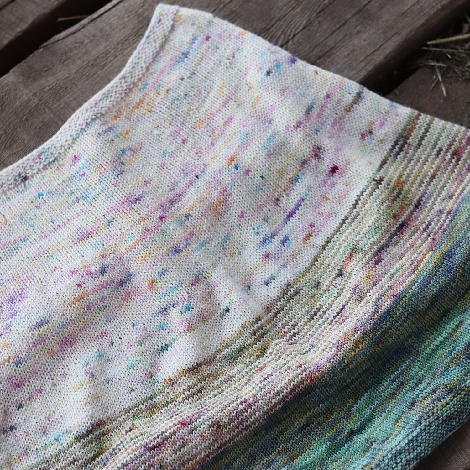 Koigu Helical Fade Capelet Knitting Pattern
