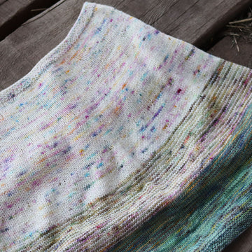 Koigu Helical Fade Capelet Knitting Pattern