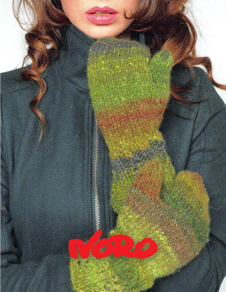 Noro Ash Mittens Knitting Pattern