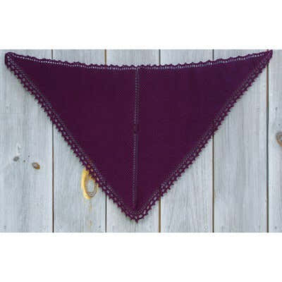 Valley Yarns Simple Shawl Knitting Pattern