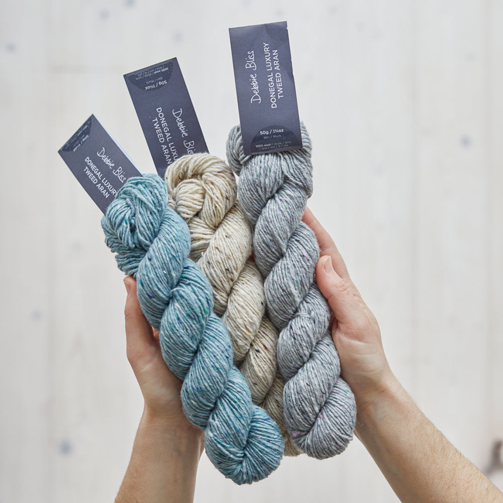 Debbie Bliss Donegal Luxury Tweed Aran Yarn - Wool Aran
