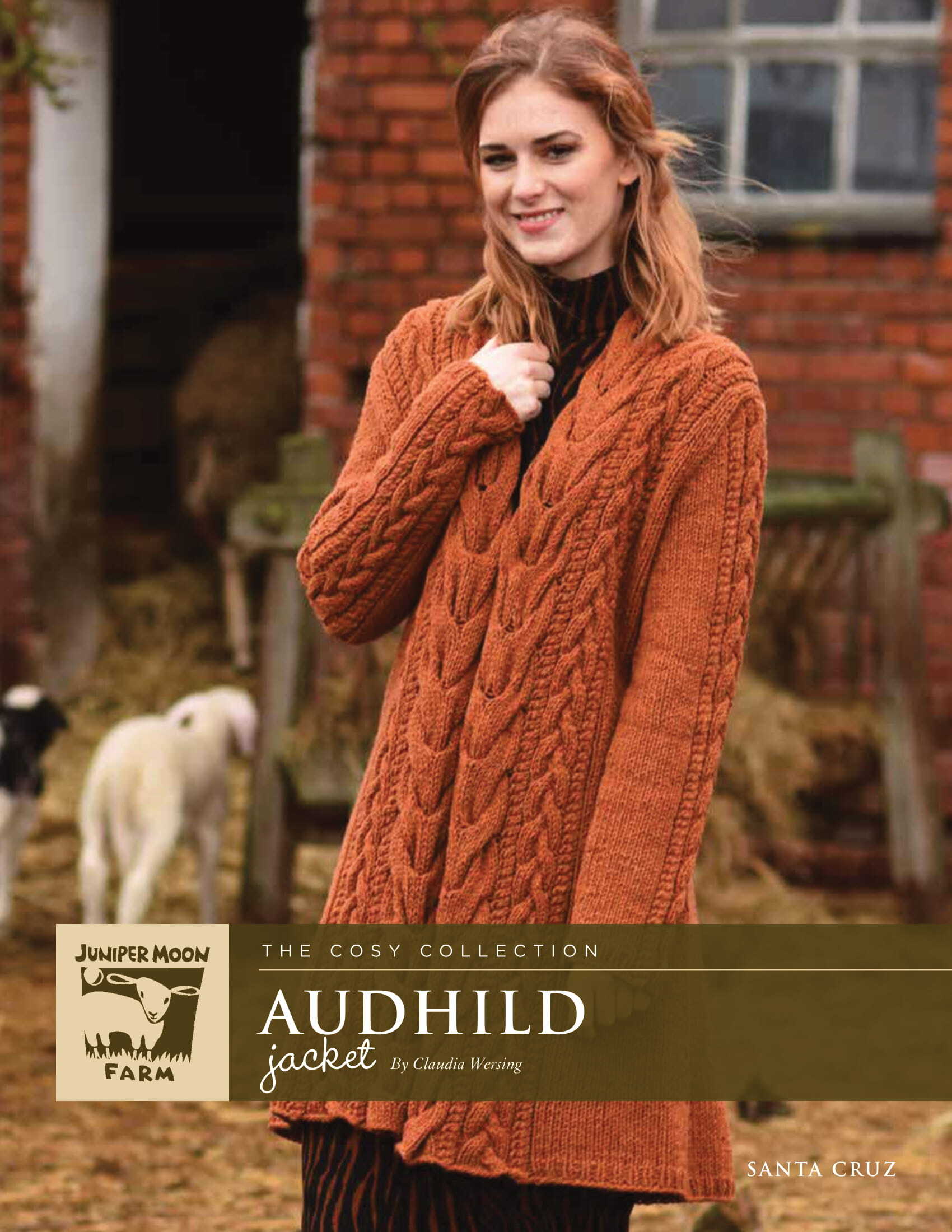 Audhild Jacket in Juniper Moon Farm Santa Cruz Organic Merino