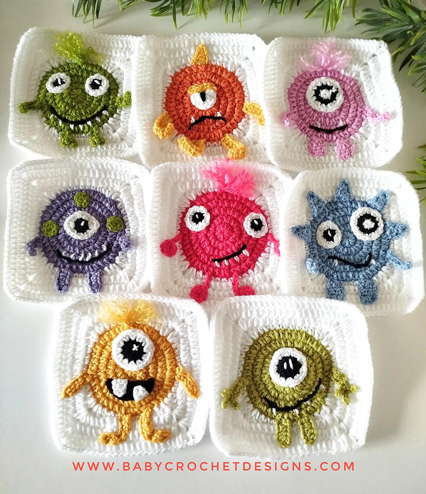 Little Monster Granny Squares