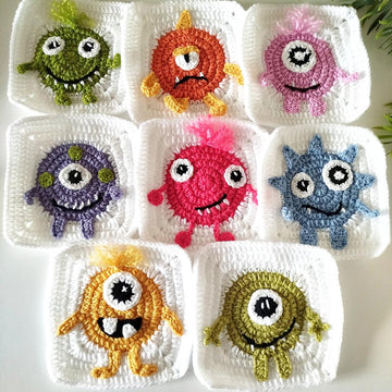 Little Monster Granny Squares