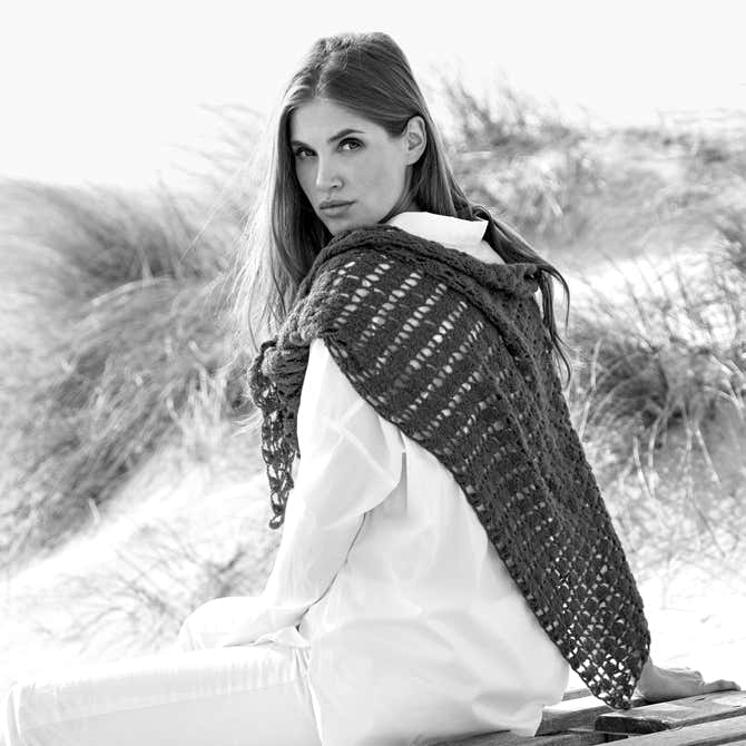 Lana Grossa Crochet Shawl Pattern