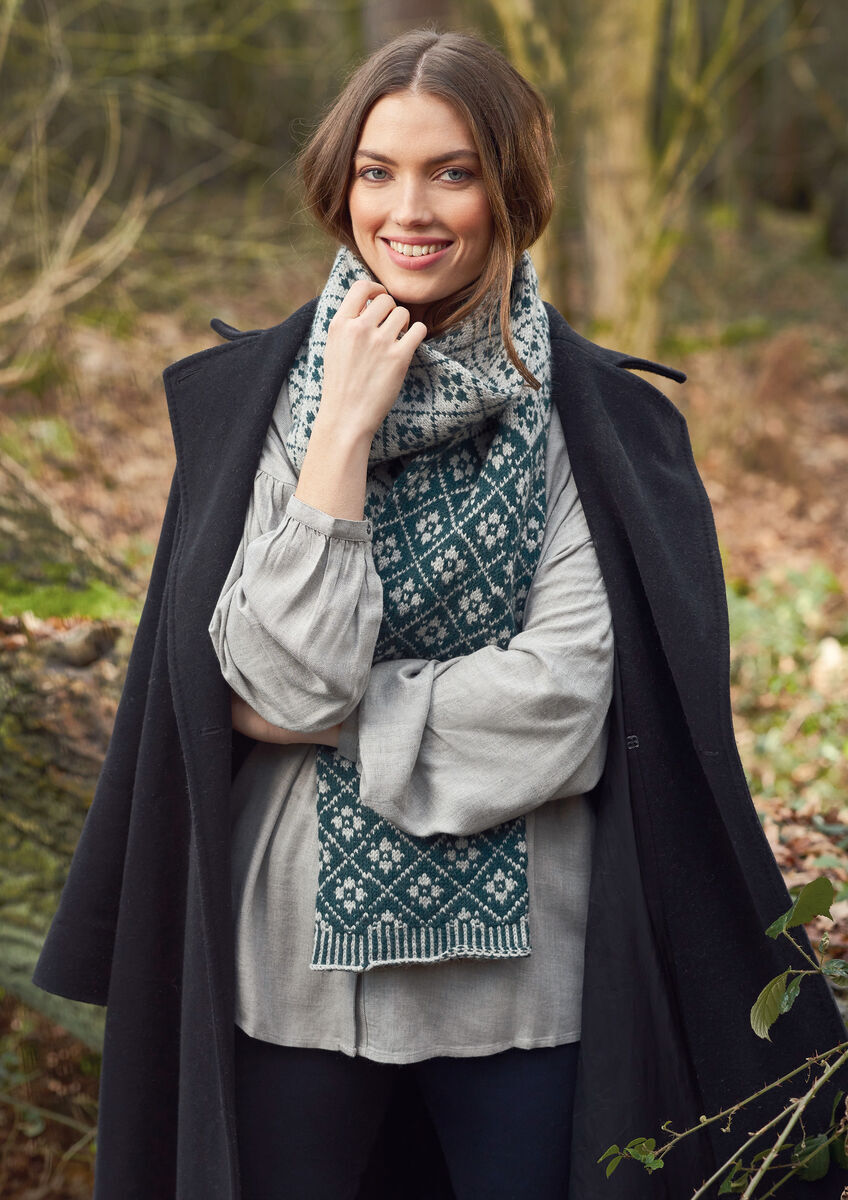 Rowan Lattice Scarf Knitting Pattern