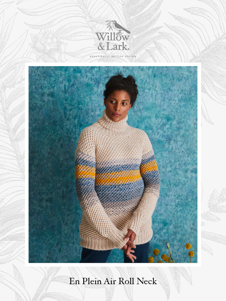 Willow & Lark En Plein Air Roll Neck Knitting Pattern