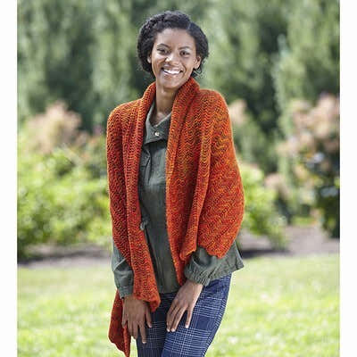Valley Yarns Eliska Shawl Knitting Pattern