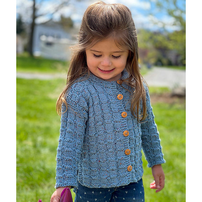 Plymouth Yarn Child's Cardigan Knitting Pattern