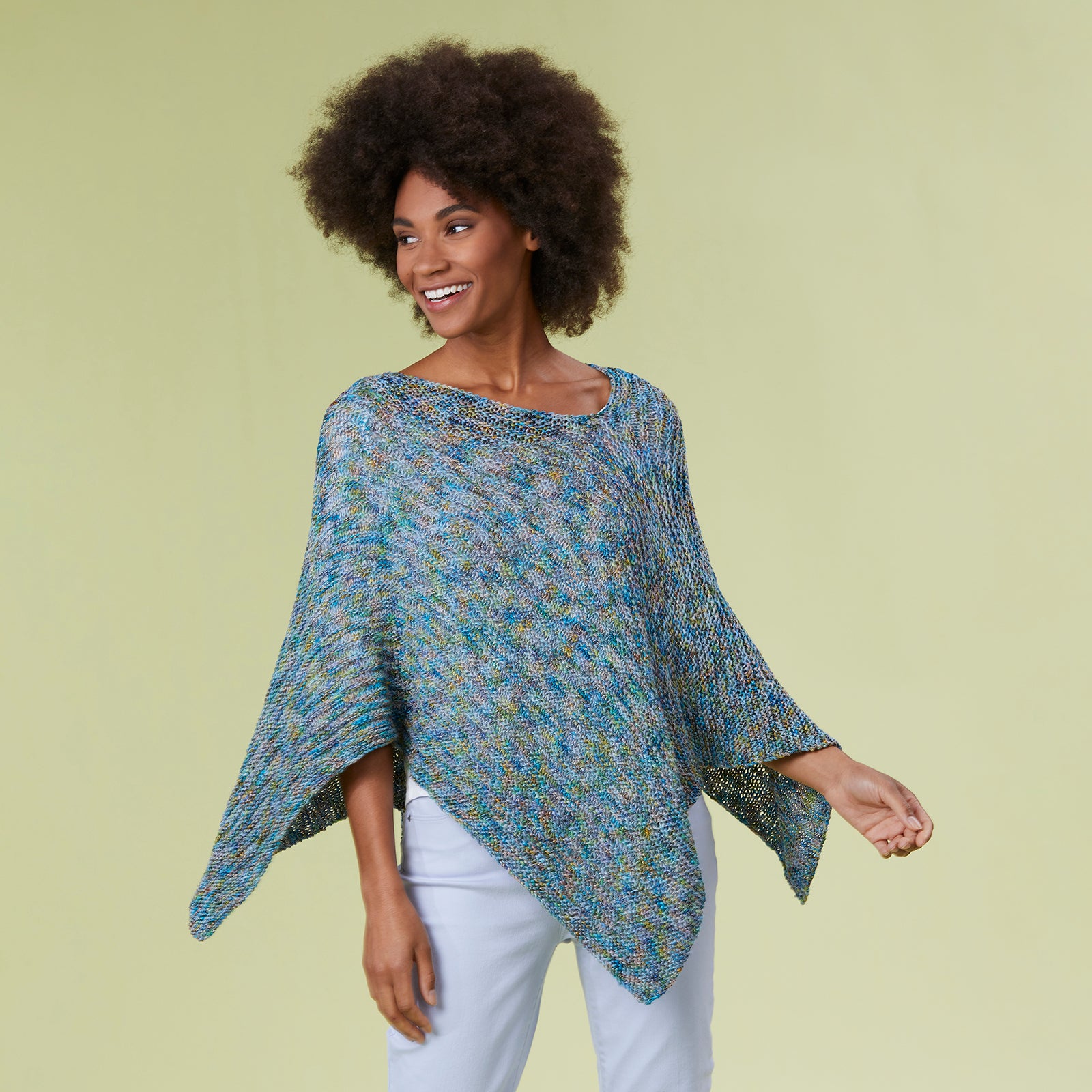 Tahki Yarns Ventura Poncho Knitting Pattern
