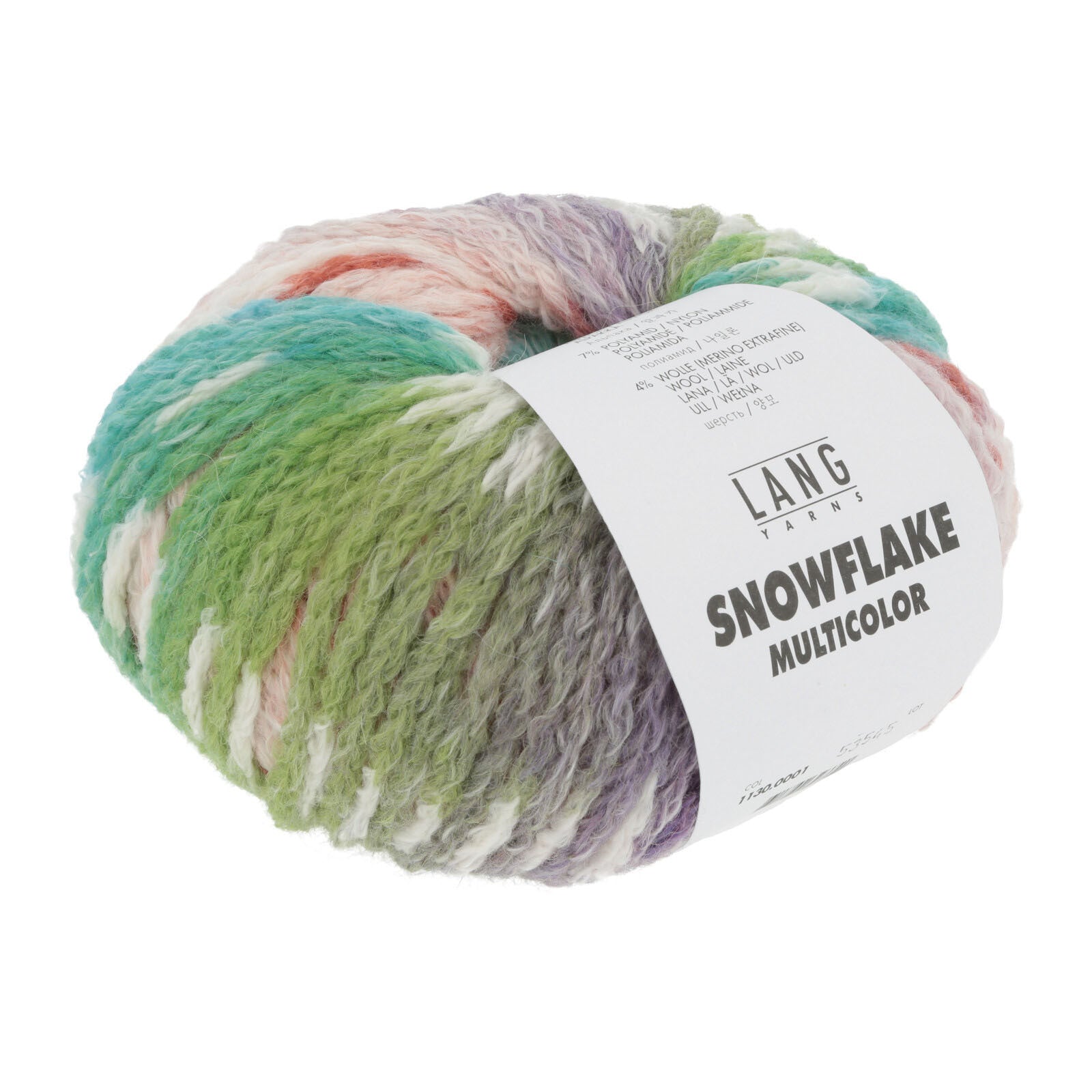 Lang Snowflake Multicolor Yarn - Cotton Chunky