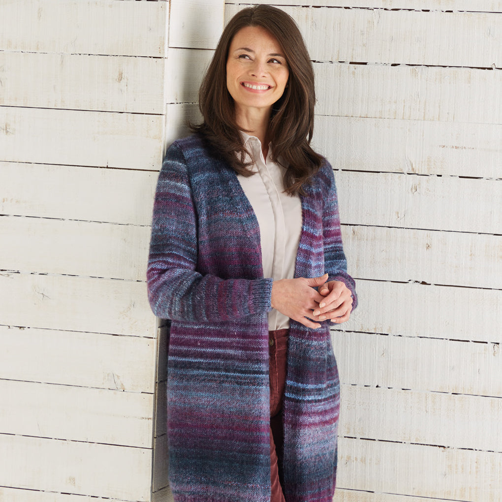Sirdar Long Cardigan Knitting Pattern