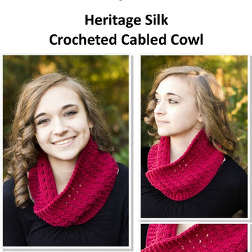 Crocheted Cabled Cowl Pattern