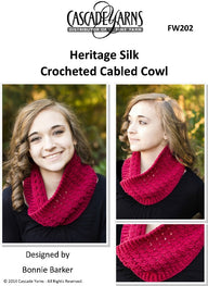 Crocheted Cabled Cowl Pattern