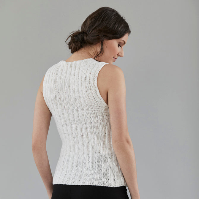 Stacy Charles Fine Yarns Clarice Vest Knitting Pattern