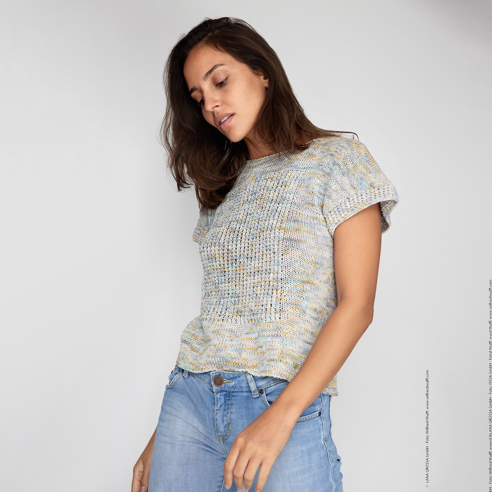 Lana Grossa Pullover Jumper Knitting Pattern