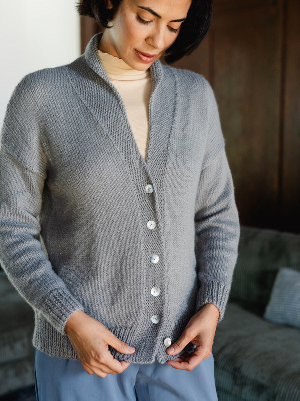Windsor Cardigan in Berroco Modern Comfort Knitting Pattern