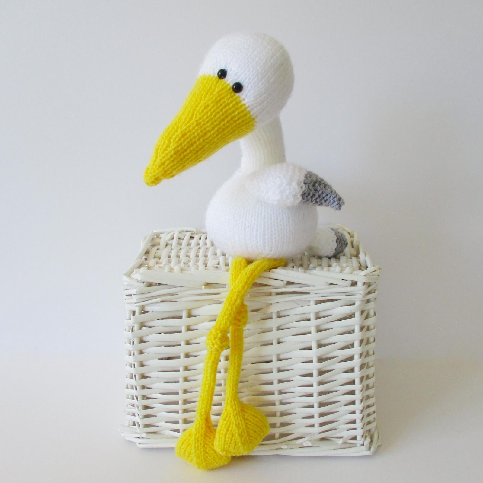 Flamingo and Stork