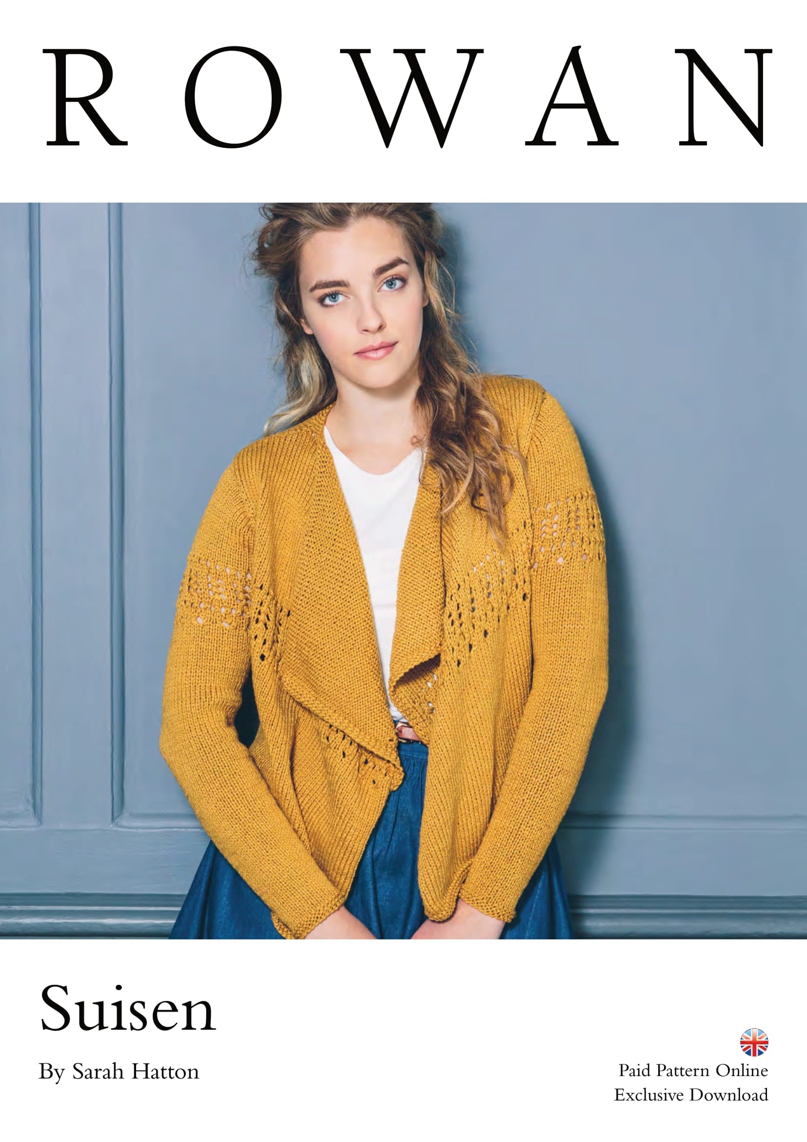 Rowan Suisen Cardigan Knitting Pattern