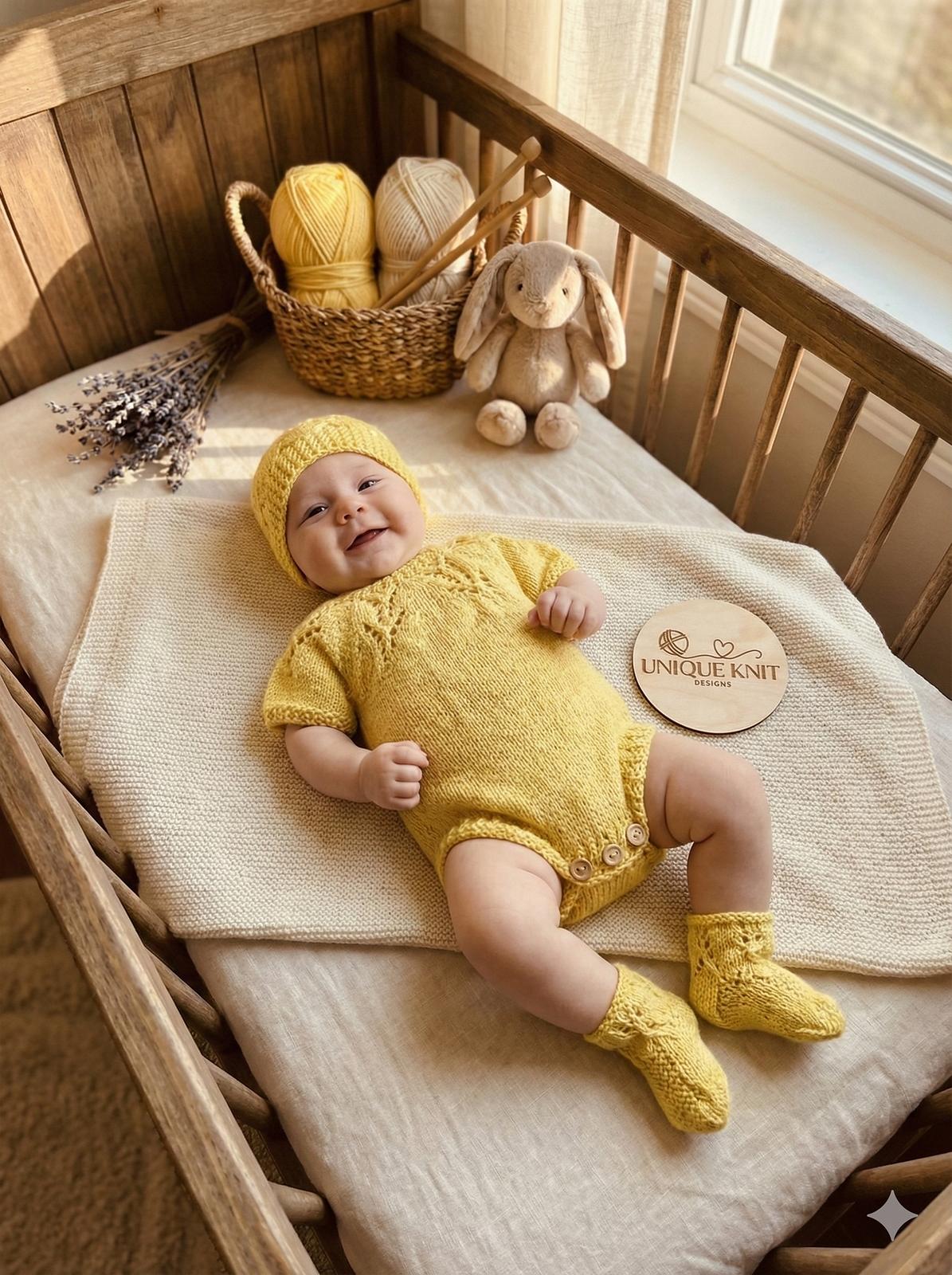 'Cherub' 3 piece romper set