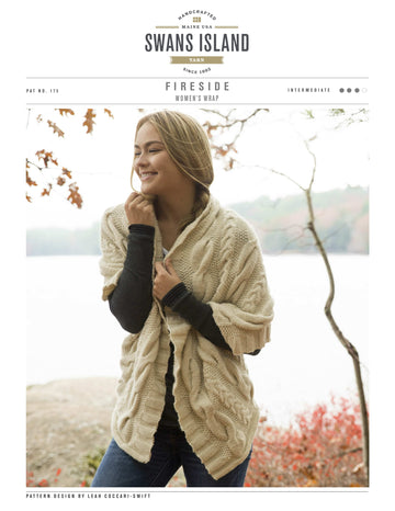 Swans Island Fireside Wrap Knitting Pattern