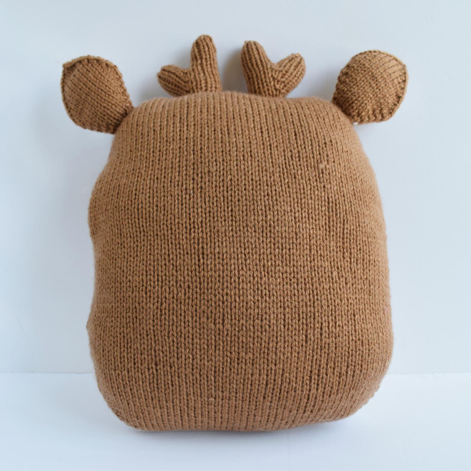 Red Nose Reindeer Cushion