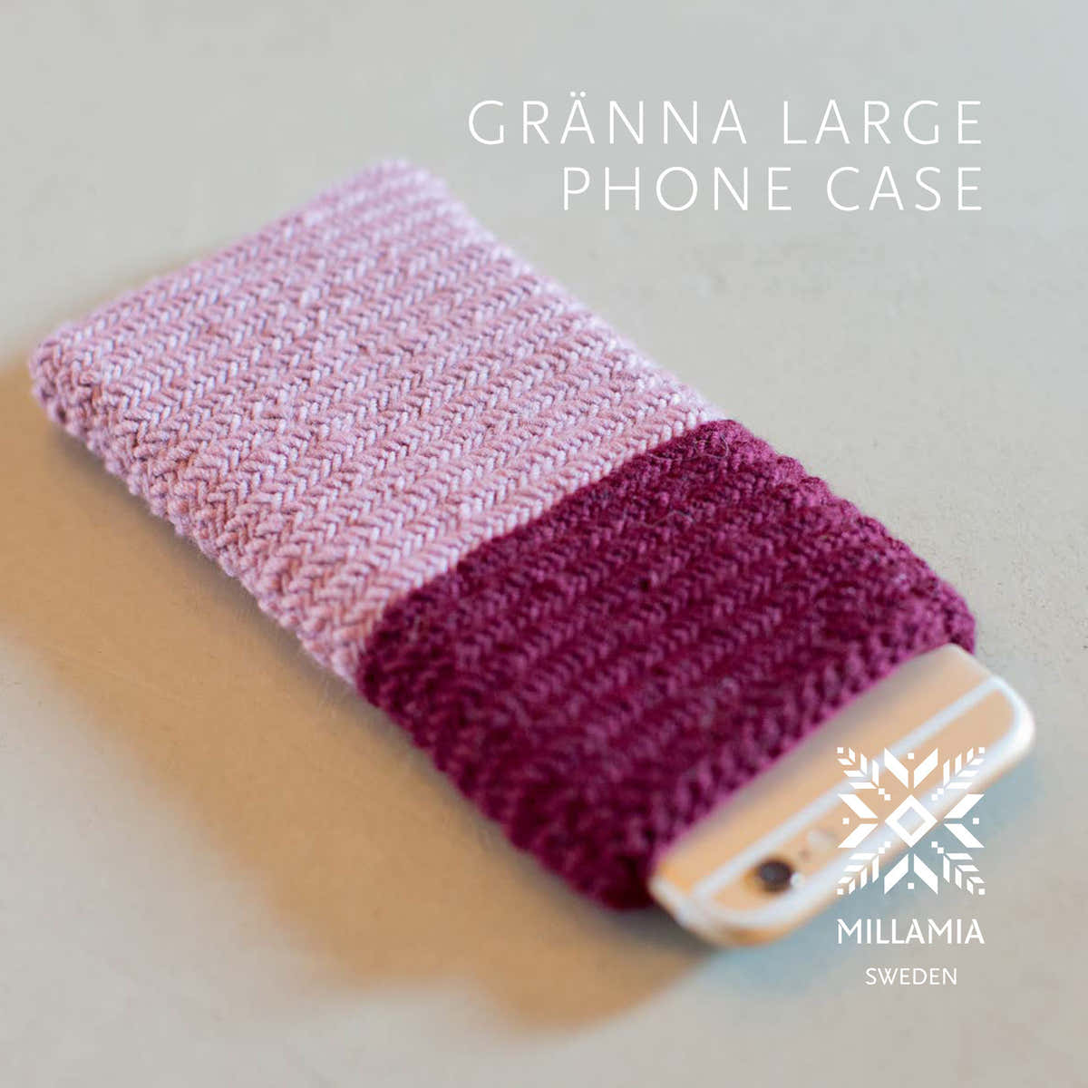 MillaMia GrÃƒÂ¤nna Large Phone Case Knitting Pattern