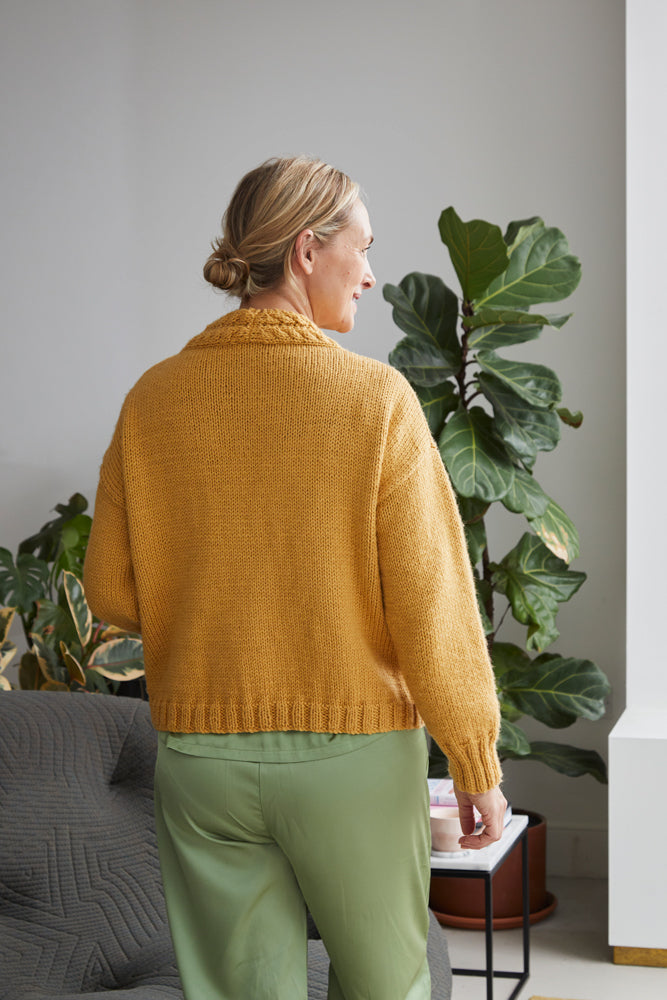 Debbie Bliss Cable Edge Jacket Knitting Pattern