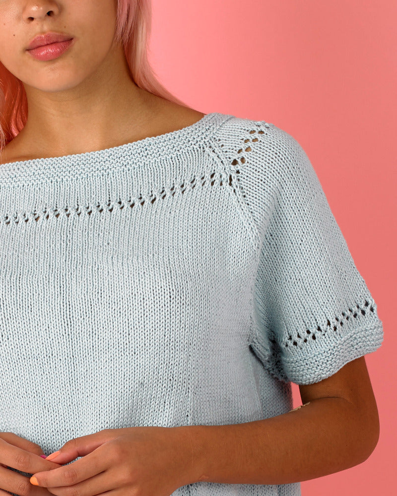 Paintbox Yarns Sweetie Swing Top Knitting Pattern