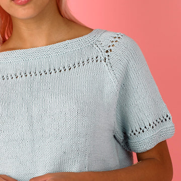 Paintbox Yarns Sweetie Swing Top Knitting Pattern