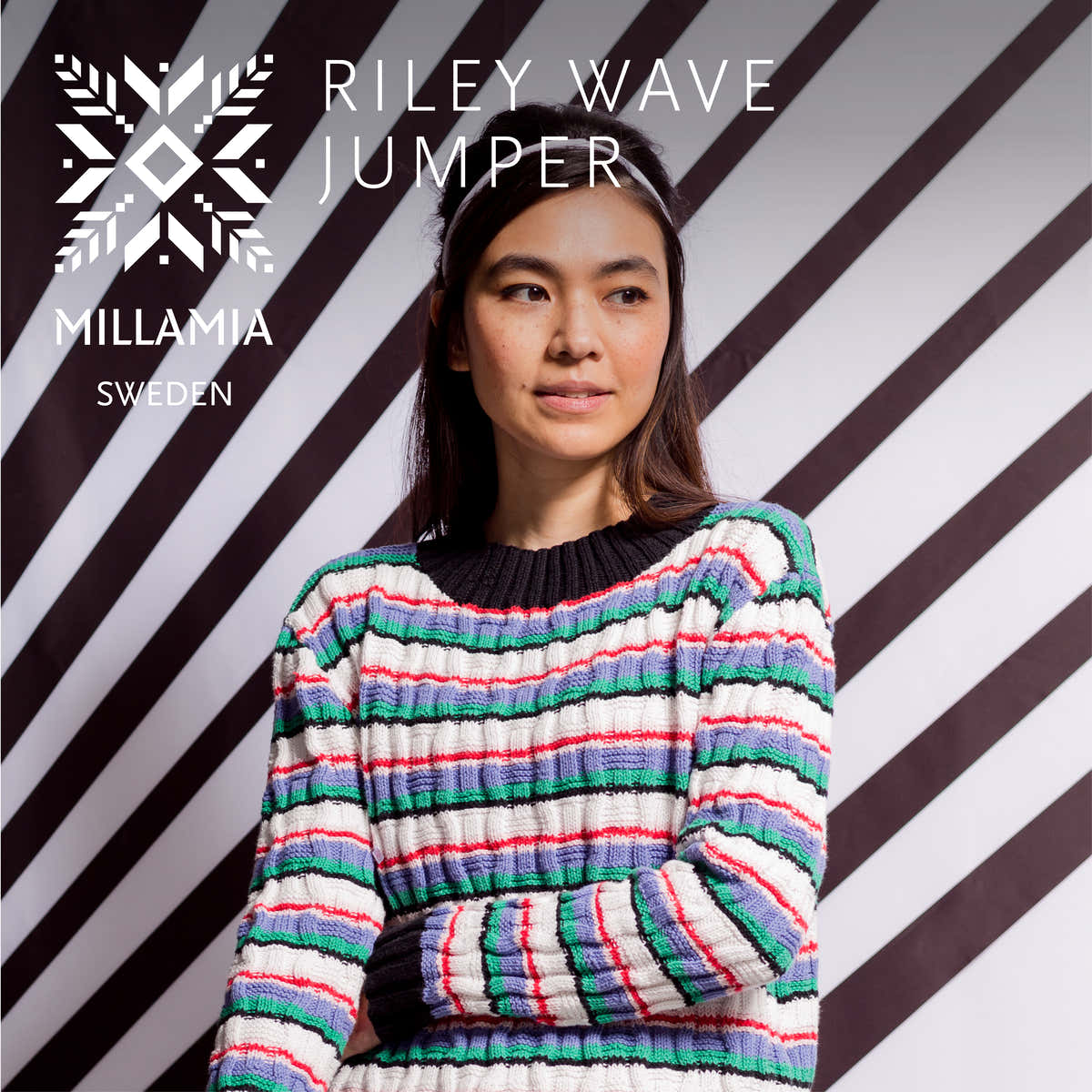 MillaMia Riley Wave Jumper Knitting Pattern