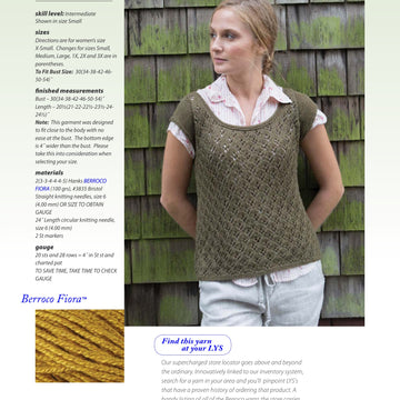 Berroco Fredrika Jumper Knitting Pattern