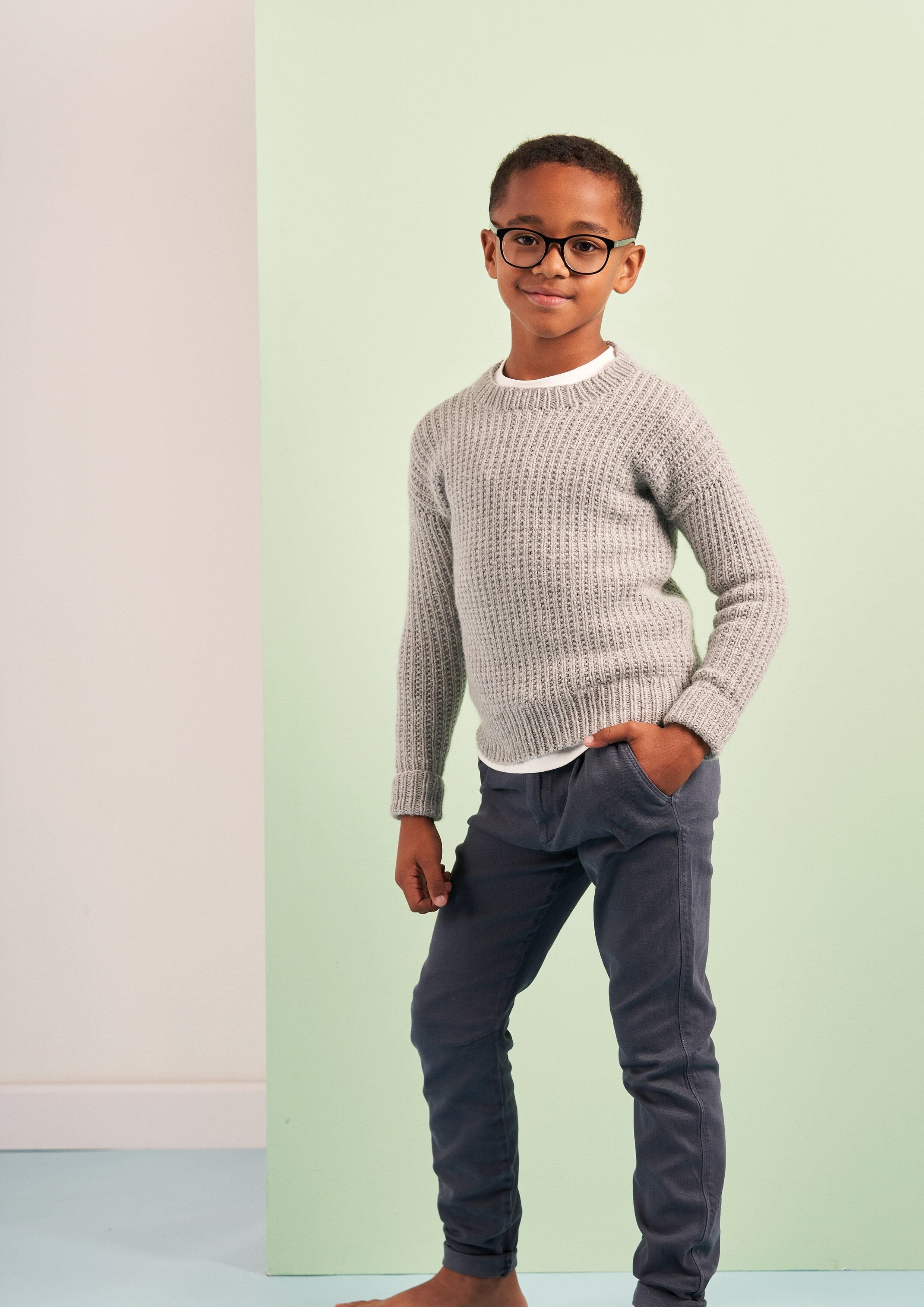 Mini Gandy Sweater Jumper Knitting Pattern