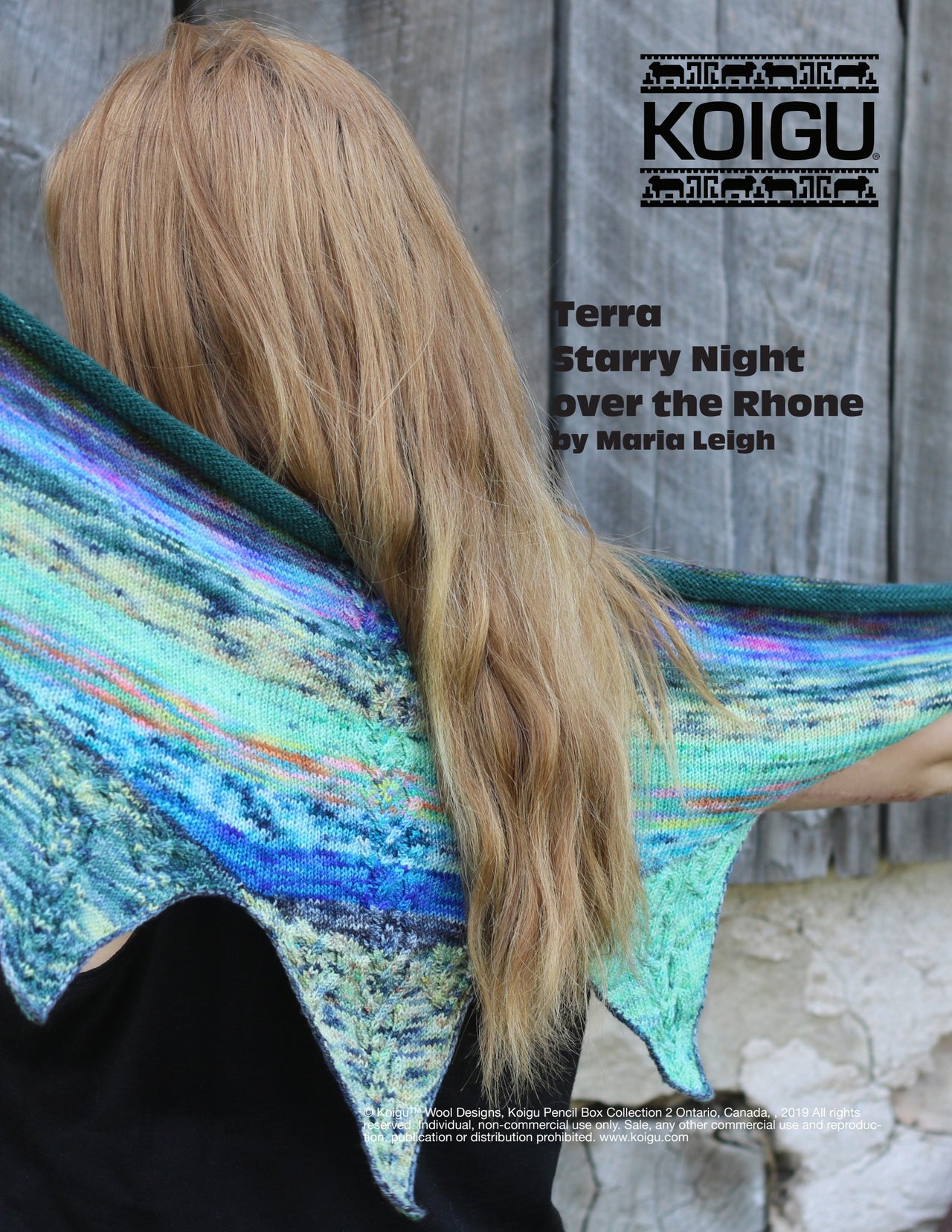 Koigu Terra Starry Night over the Rhone Knitting Pattern