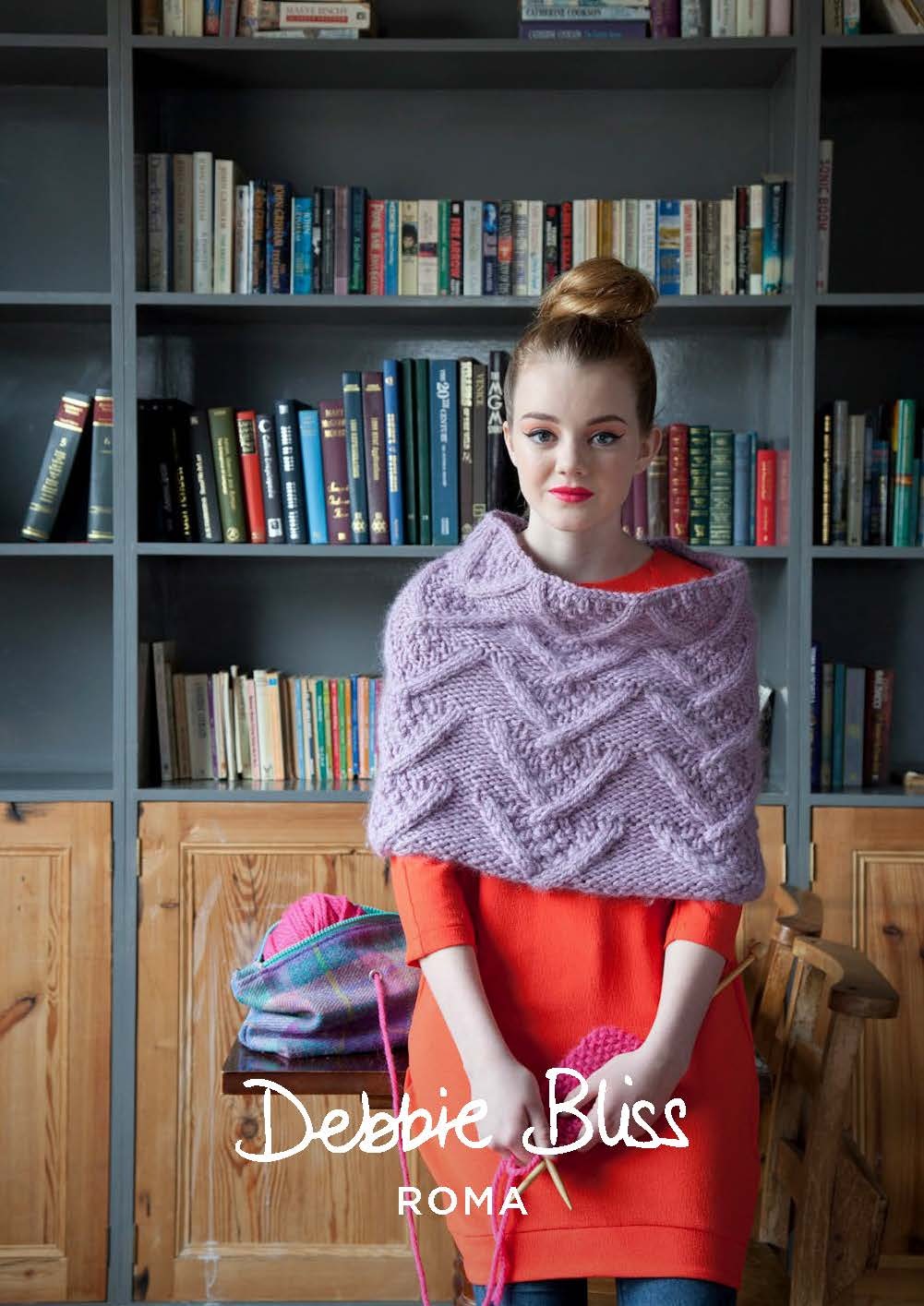 Debbie Bliss Myla Cape Knitting Pattern