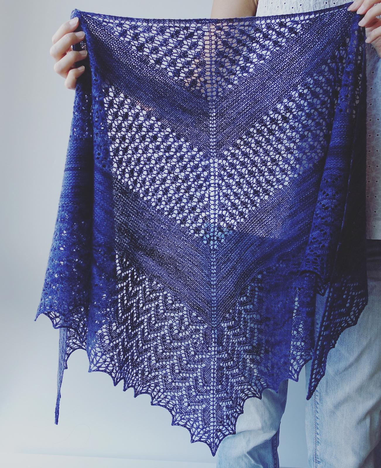 Lilac Lace Shawl