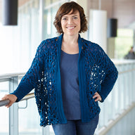 Valley Yarns WEBS DIR Crocheted Goshen Jacket Pattern