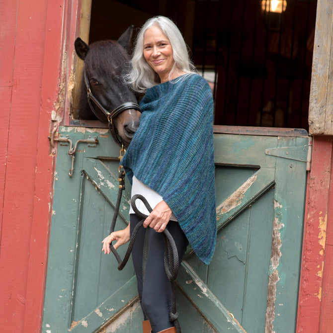 Berroco Bosquet Cape Knitting Pattern